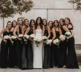 to have black bridesmaid dresses?