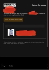 Amazon seller refusing refund 