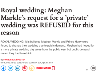 "They don't just report the news, they create it": on Meghan, Harry and the Press