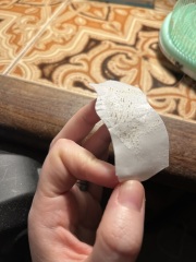 My husbands nose strip