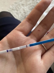 Can anyone see a faint line?