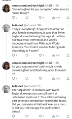 Entitled male refused access to female changing area (despite wearing skirt)