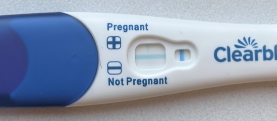 15 dpo faint line?