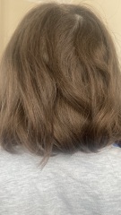 Is DD's hair meant to be curly? Pic