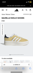 Pale yellow trainers