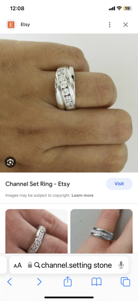 Can you help me find a ring I saw on Etsy aaages ago?