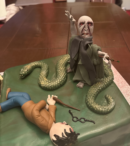 Please make me feel better about my Voldemort cake... I spent three days on it and everything disintegrated in the humidity today