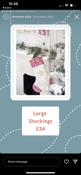 Stockings! The item, not the contents.
