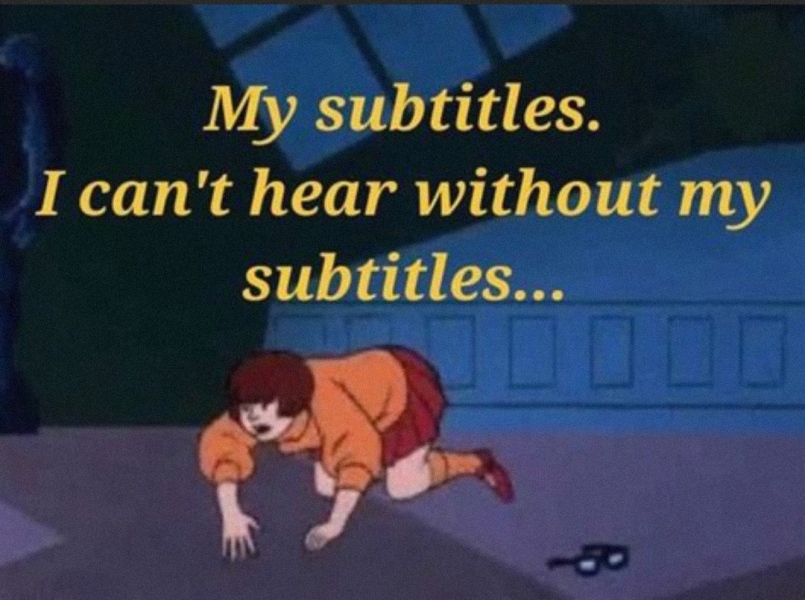 To switch off subtitles