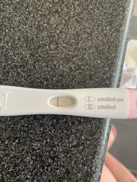 Can’t line or no faint line