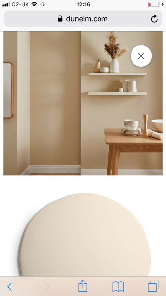 Suggest a light paint (not white) for cottage small-ish rooms?