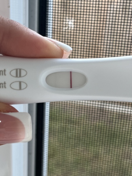 Clear blue test. Evap line or positive