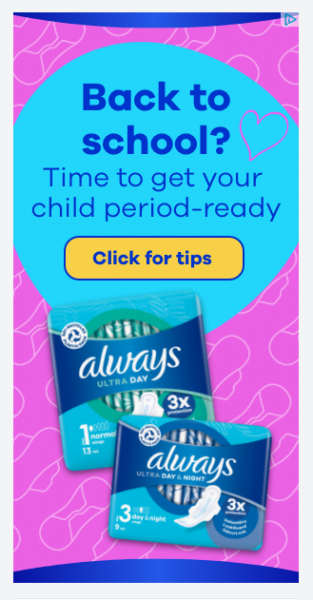 Get your child period ready