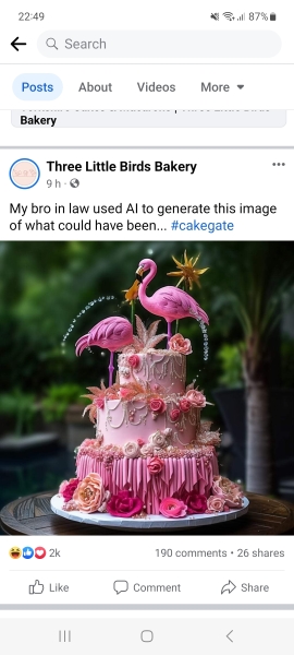 To think Catherine Tyldesley is a CF - cakegate