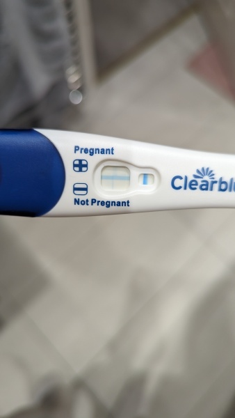 Evap or positive clear blue?