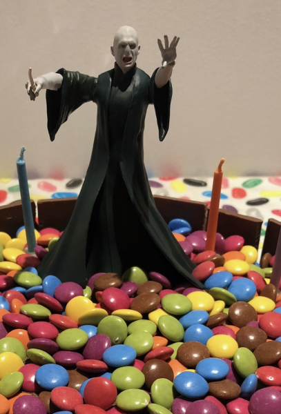Please make me feel better about my Voldemort cake... I spent three days on it and everything disintegrated in the humidity today