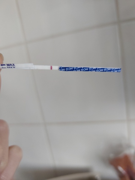 Faint line?