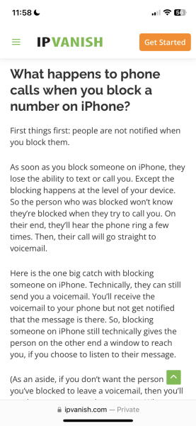Phoning someone