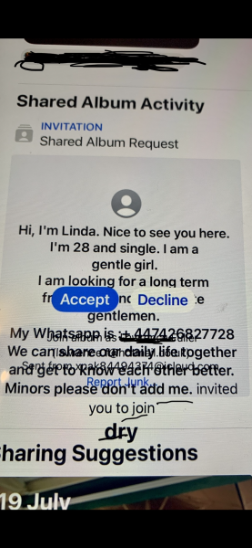 This is just spam isn't it? - iPad notification
