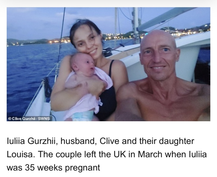 I have no words - woman now stranded after wanting to give birth in St Lucia (on the beach...)