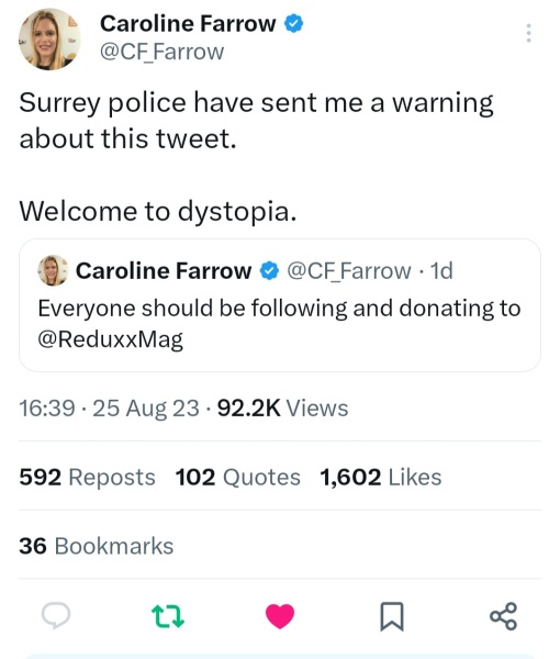 Yet more police idiocy.