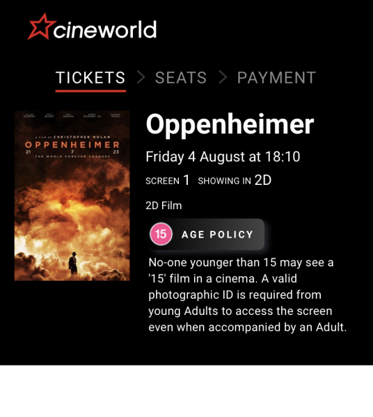 How can I get my 6ft, 14 year old son in to a fifteen certificated film at the cinema?