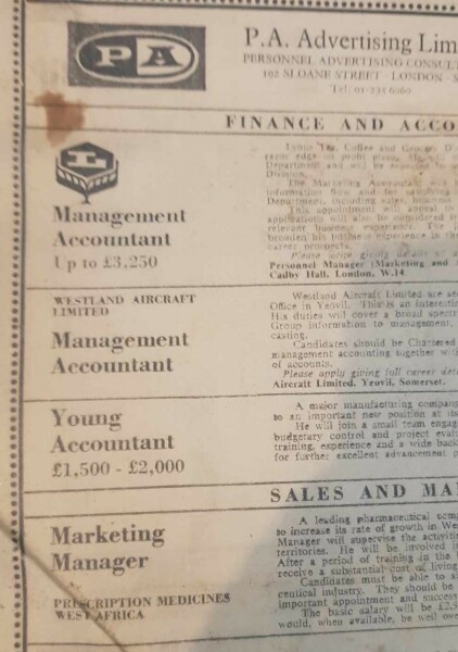 Found some pages from a 1969 Telegraph.