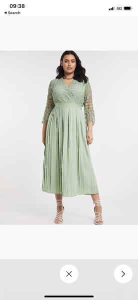 Dress for the large of tummy - wedding guest