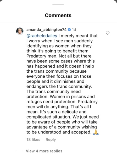 Amanda Abbington and Strictly.