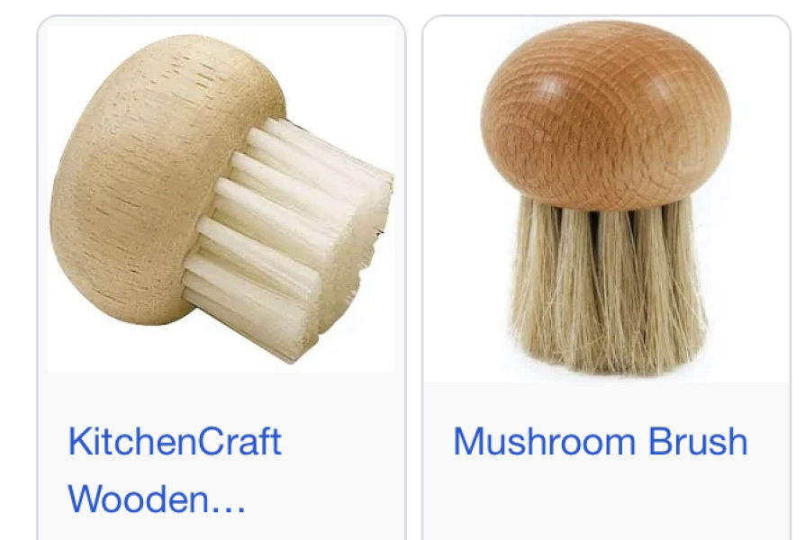 To peel mushrooms