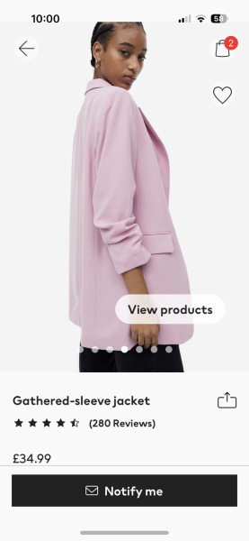 To keep the green blazer?