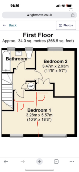 Splitting a room