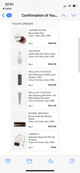 Liberty Beauty Drop Subscription Box SPOILER - Part 4