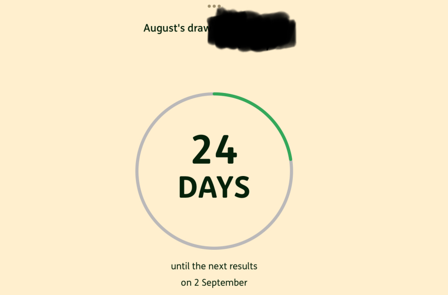 PREMIUM BONDS - august onwards !!!