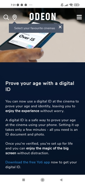 15 Yearold dd watching Oppenheimer tomorrow. Proof of age question