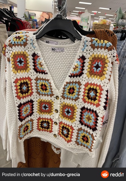AIBU to remind you that crochet is hand made?