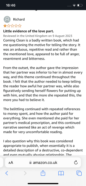 Coming Clean by Liz Fraser