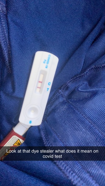 To ask if you have seen a covid test like mine?