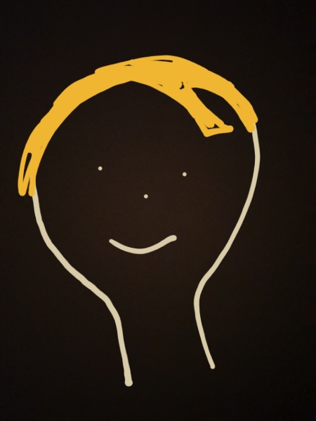 Anyone know why my sons hair grows like this?
