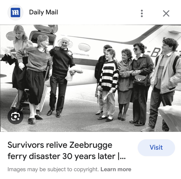 What was a big news story when you were growing up that young people today wouldn't have heard of?