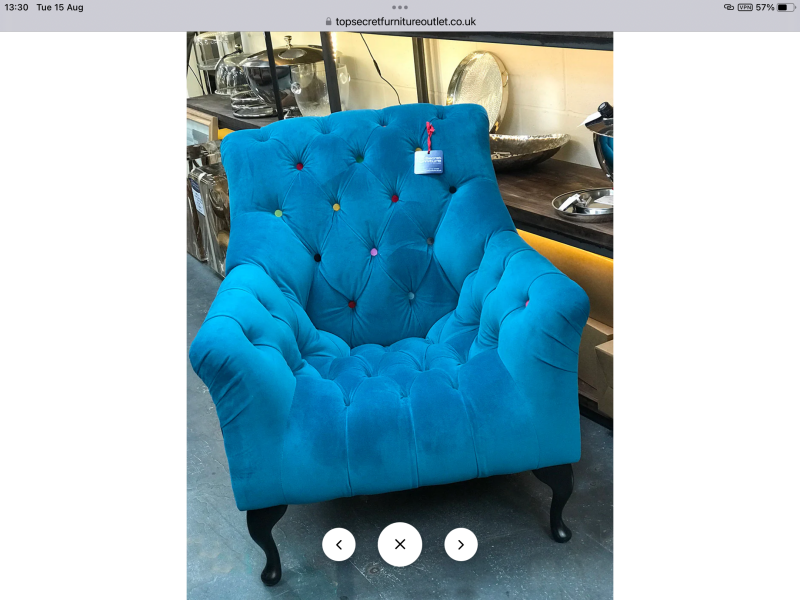 Mr bright velvet chairs - anyone?