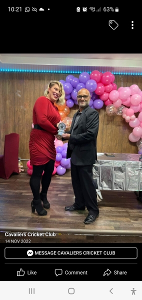 Transgender Canadian international cricketer