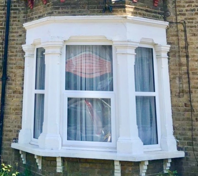 Help me find some curtains for a large Victorian bay window!