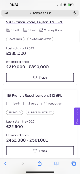 London Flat sold for 22.5k - how can this be?