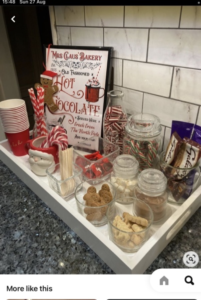 Hot chocolate station