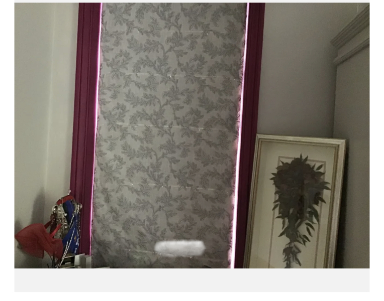 Luxurious thick Roman blinds