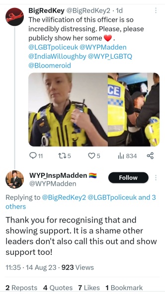 Yet more police idiocy.