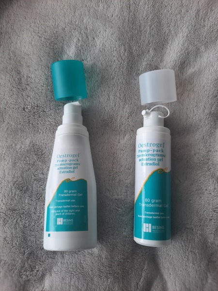 Oestrogel: new packaging (yet again)?