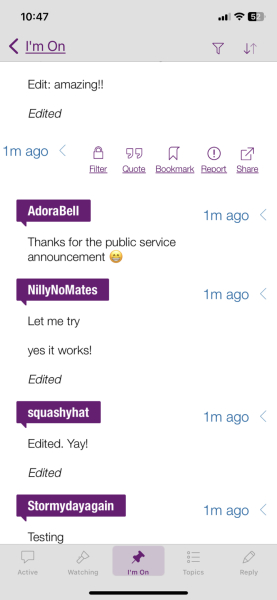 Breaking news! I just found the Edit Post option
