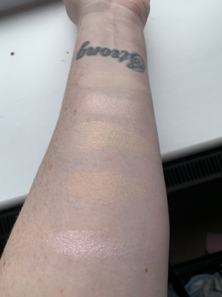 "Lit from within" highlighter